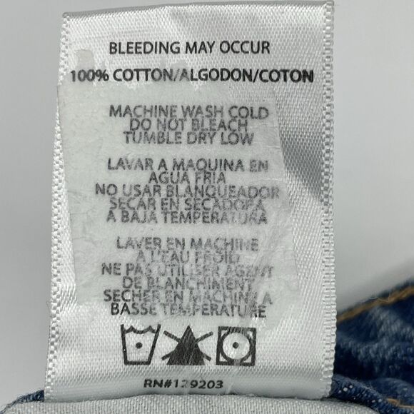 Hidden Jeans Mini Skirt Women XS Blue Floral Embroidery Distressed Denim Sexy - Picture 6 of 13